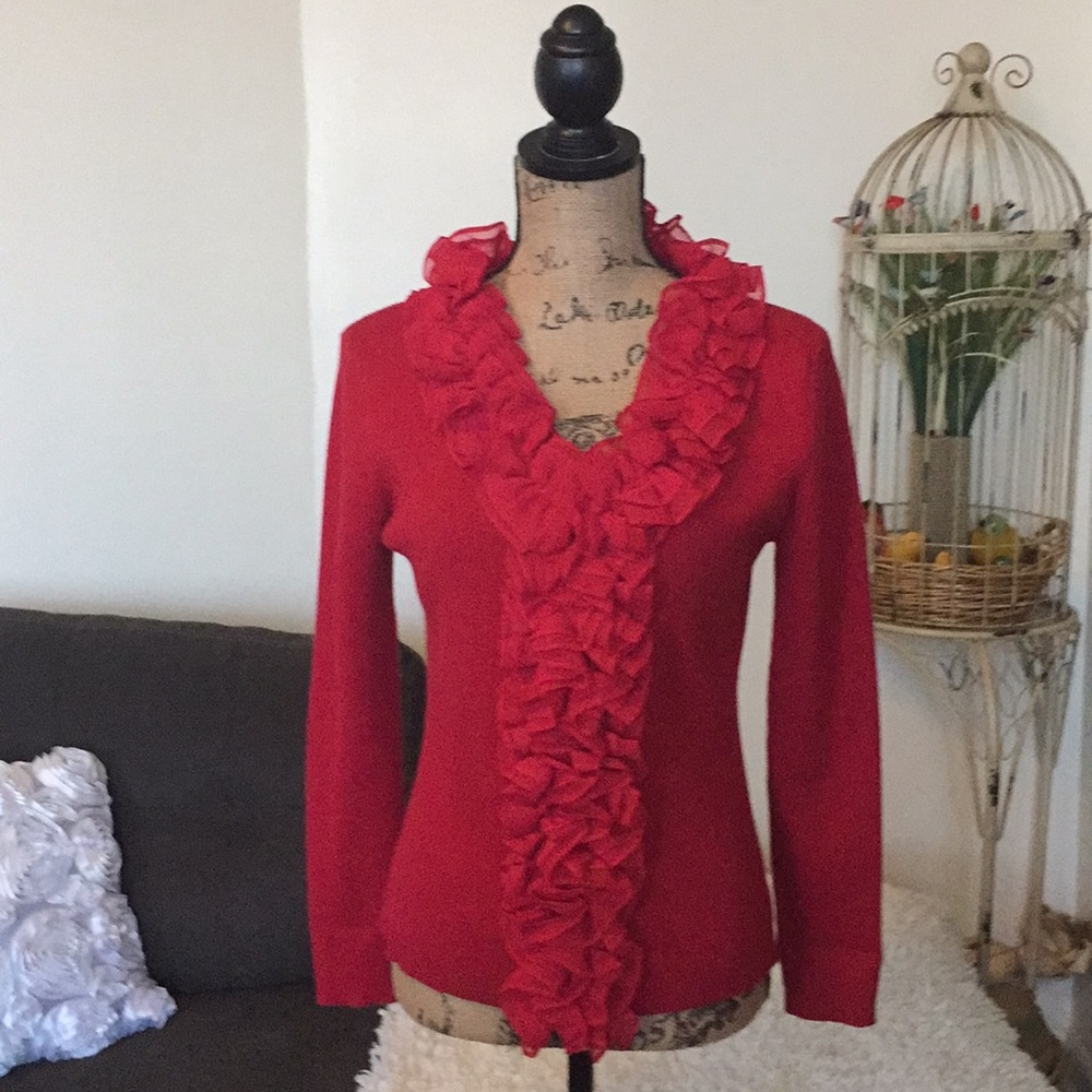 Midnight Velvet layer red sweater 🌹❣️🌹